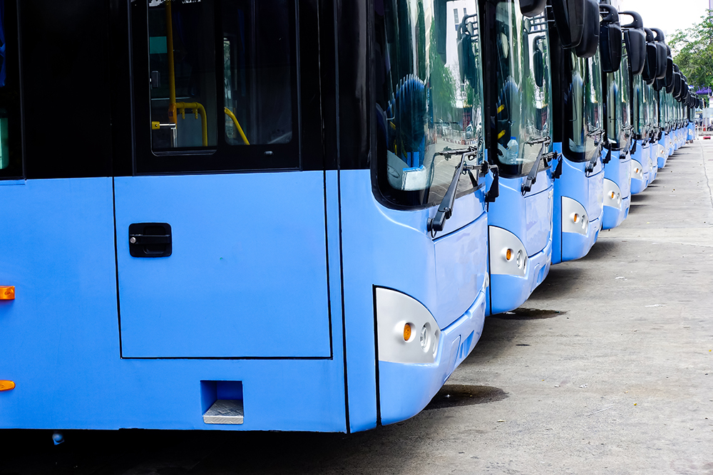 We have recently provided a bus controller solution using SafetyNet software to a regional bus company, providing real-time location information.