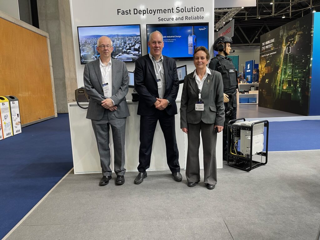 PMR Products Managing Director, Steve Clarke caught up with our technology partners - Hytera , Sepura and DAMM Cellular Systems at TCCA-Critical Communications World 2022 in Austria.